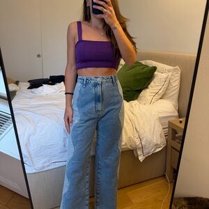 Vibrant Purple Women's Crop Top
